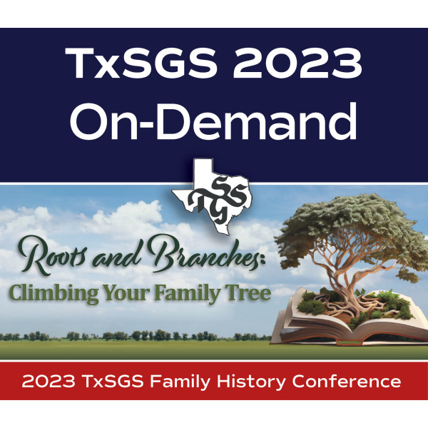 2023 TxSGS Family History Conference - Package